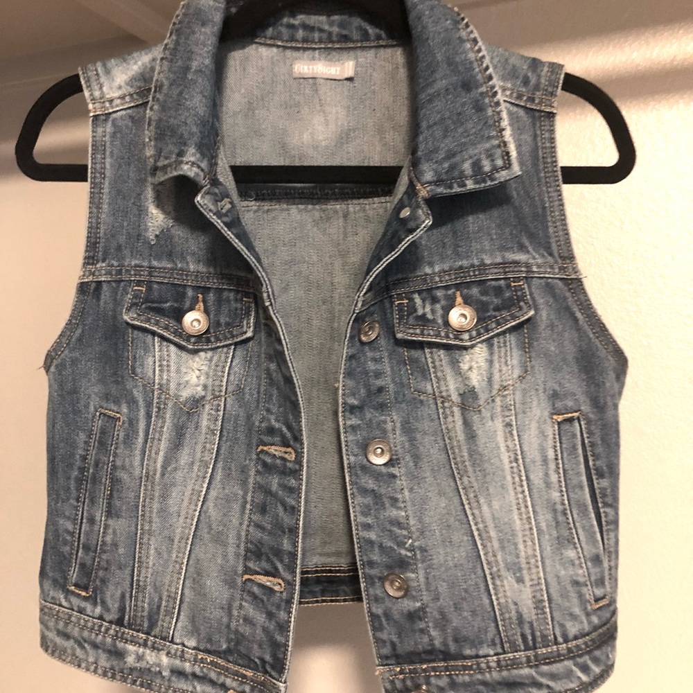 Sixty-Eight jean vest. Size medium.
